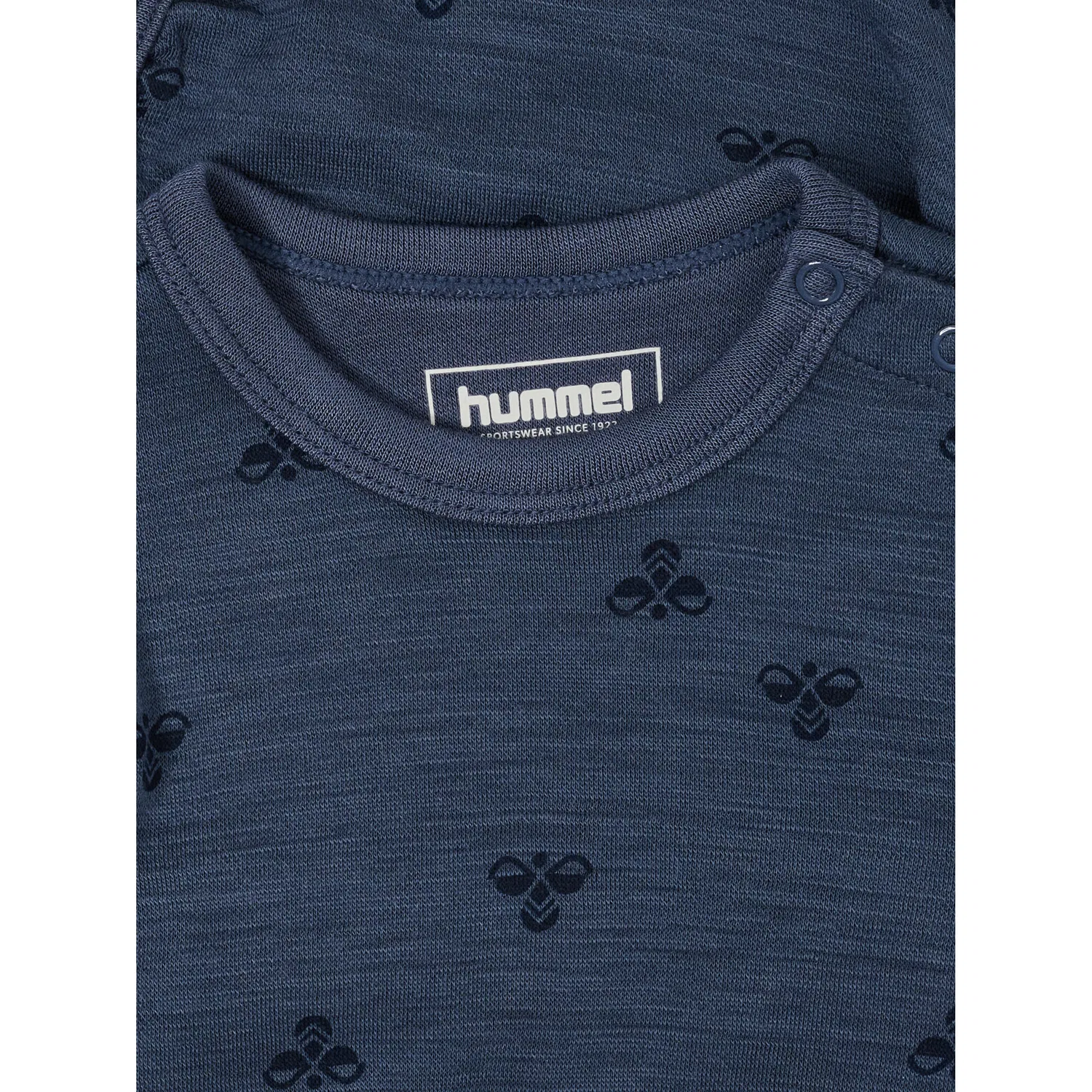 Детский шерстяной боди с длинным рукавом Hummel Mini, Цвет Lupinenblau — фото 3