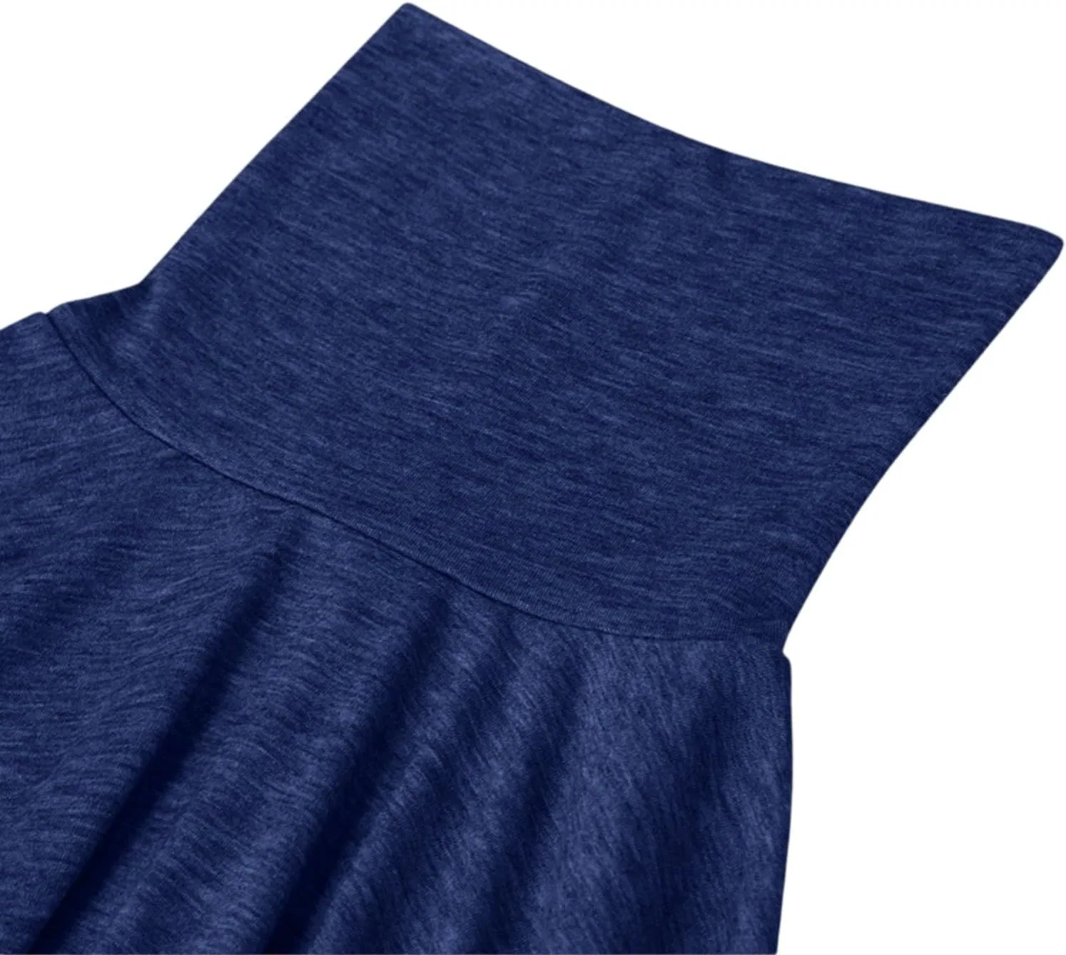 Мужская водолазка с длинным рукавом компрессионная, Royal Blue — фото 4