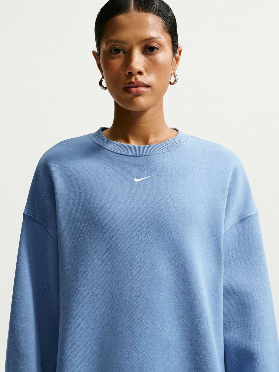 Свитшот оверсайз Nike Studio Fleece, Work Blue