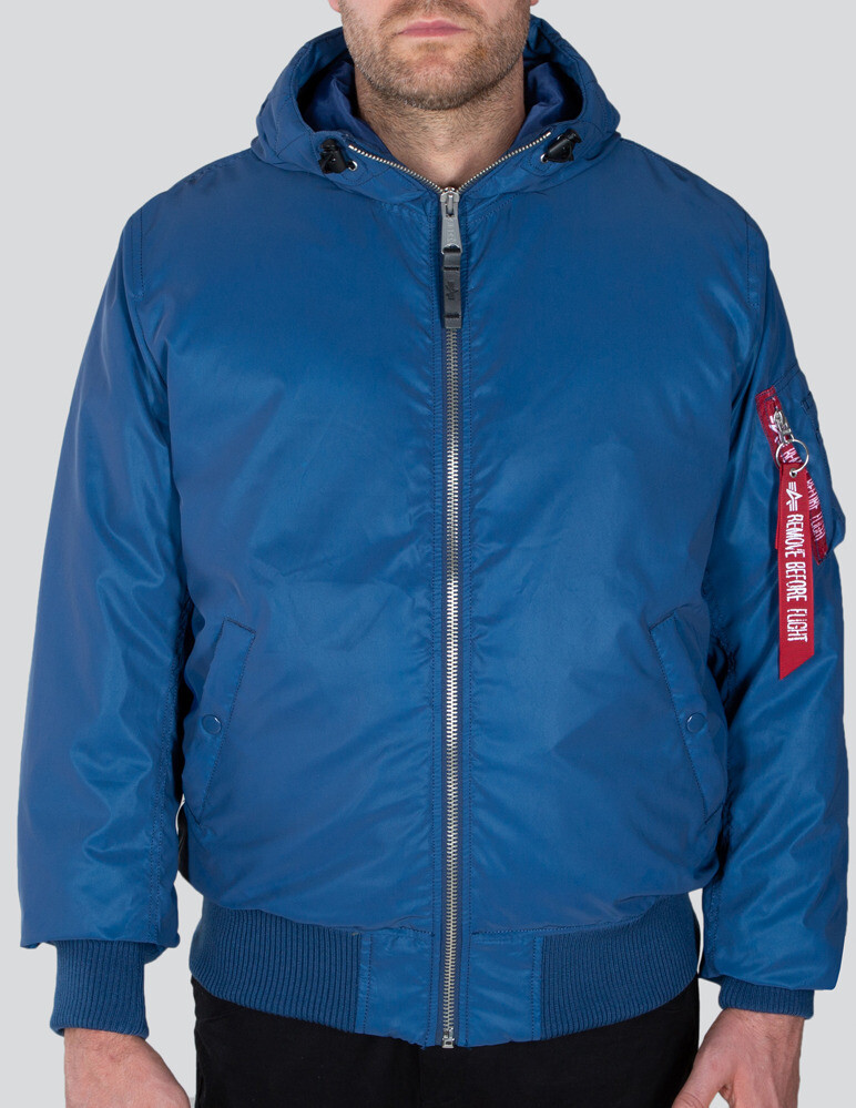 

Куртка Alpha Industries MA-1 Hooded Reflective, темно-синяя, Синий, Куртка Alpha Industries MA-1 Hooded Reflective, темно-синяя