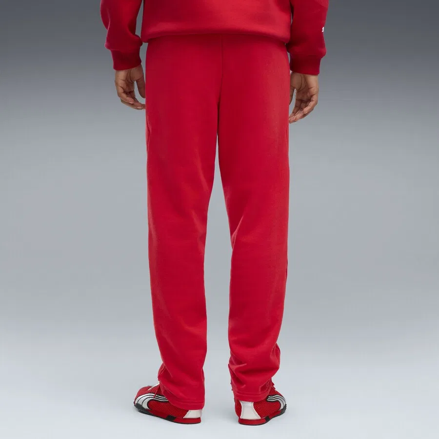 Спортивные брюки PUMA Regular Workout Pants 'Ferrari' в ярко-красном цвете — фото 4