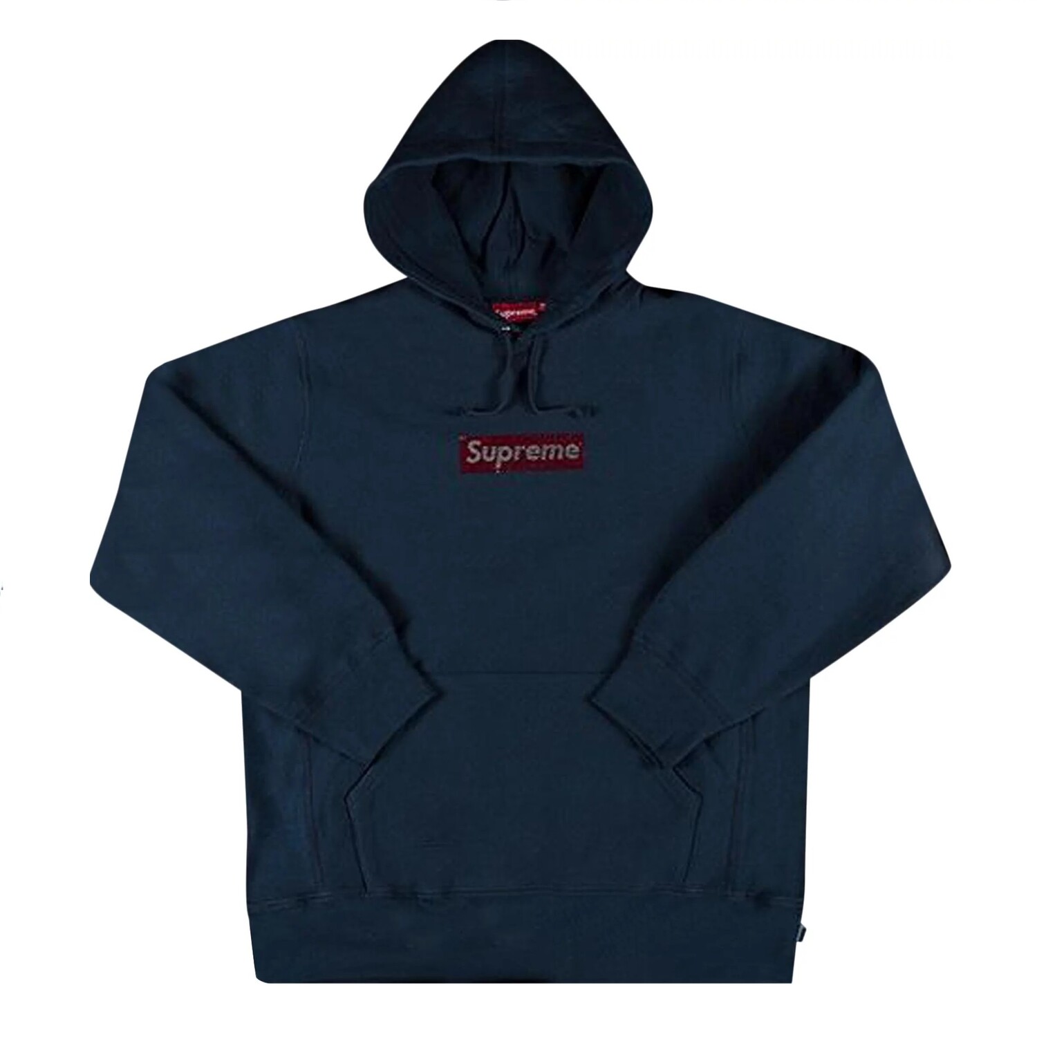 

Худи Supreme x Swarovski Box Logo, синий