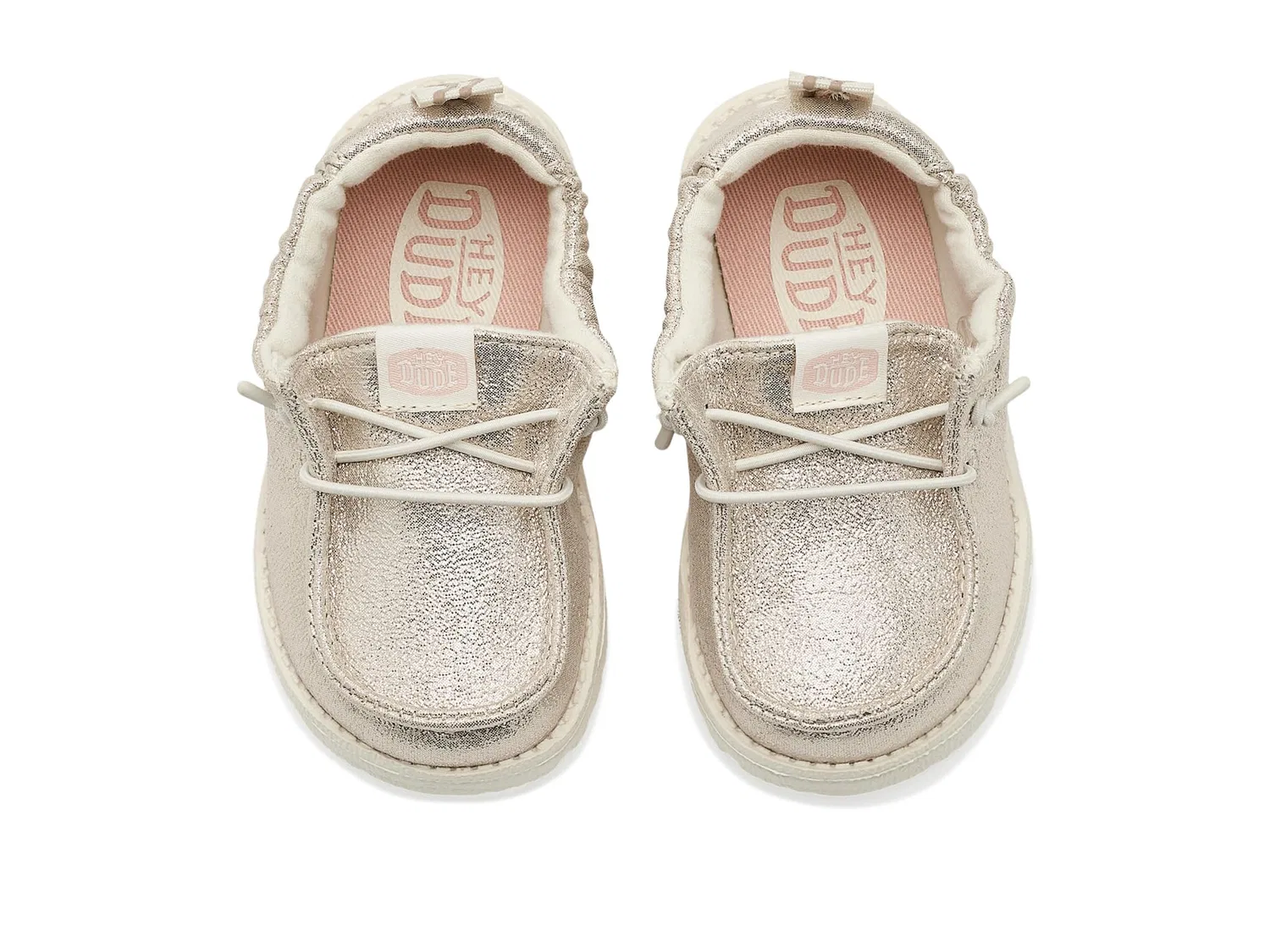 Кроссовки Lildude Slip-on Seasonal (для младенцев и малышей) Hey Dude Kids, Champagne — фото 3