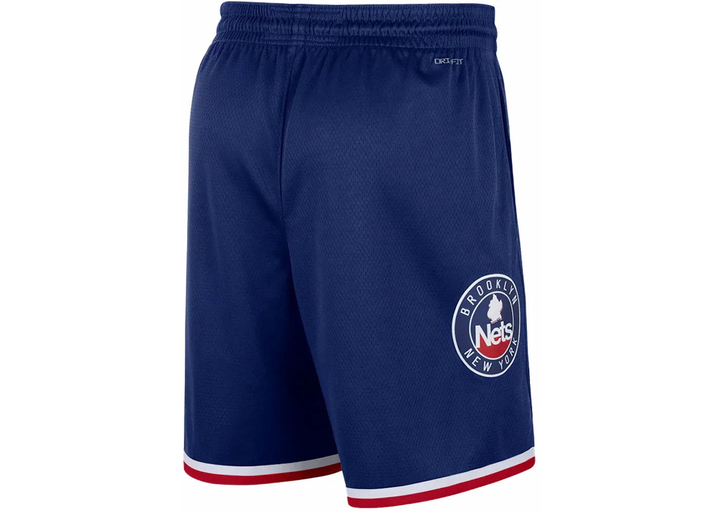 Мужские шорты с принтом NBA Brooklyn Nets City Edition Nike, Game Royal/Gym Red/White — фото 2