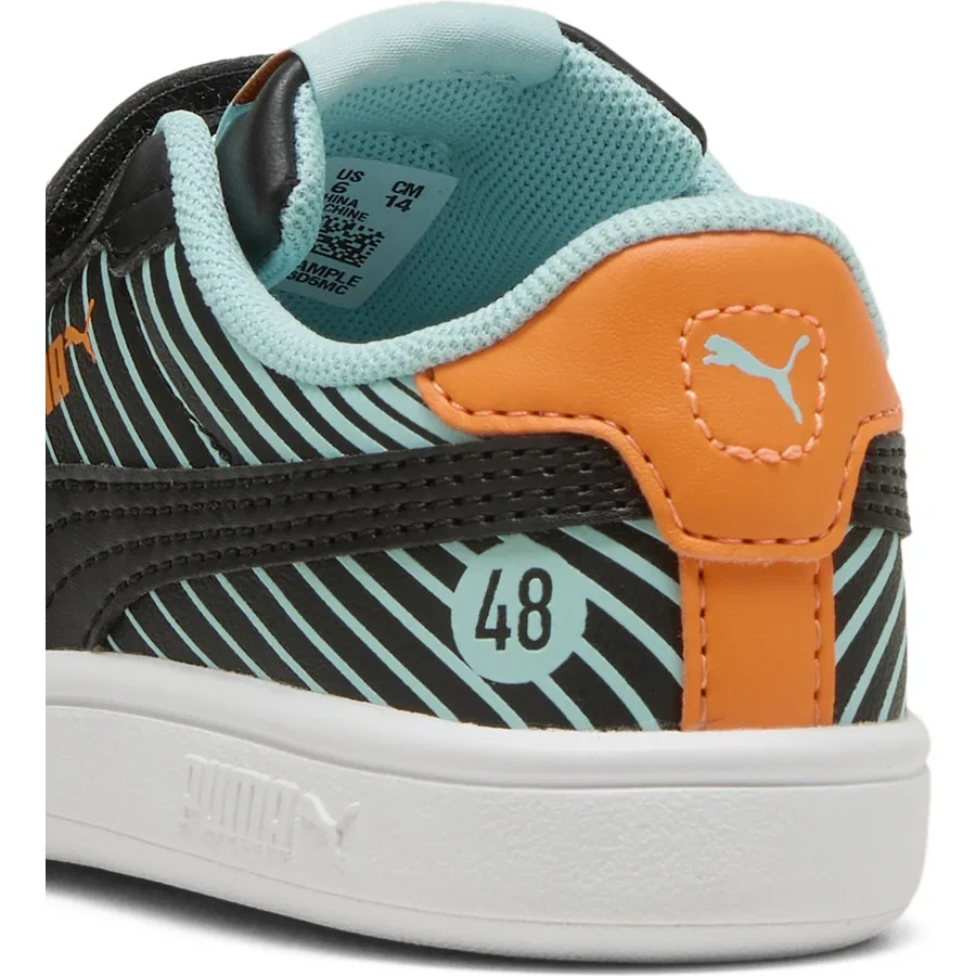Детские кроссовки Puma Smash 3.0 Poised 2 Ra, Черный — фото 4