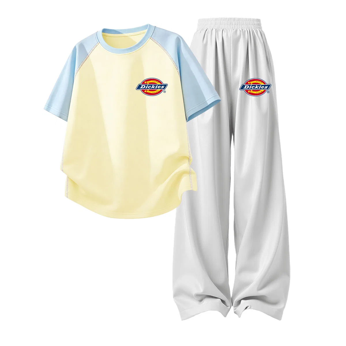 Детский спортивный комплект с логотипом Silicone Logo K Blue Yellow+Logo K Mountain Gray, Dickies