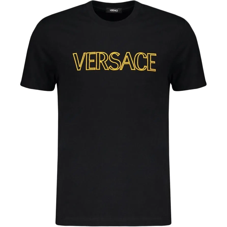 Футболка с круглым вырезом VERSACE, Black
