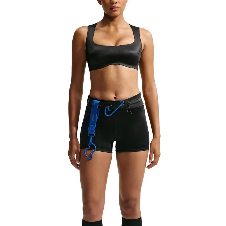 Бюстгальтер SKIMS Satin Shine Open-Scoop Bra 'Obsidian' Nike, Obsidian — фото 4