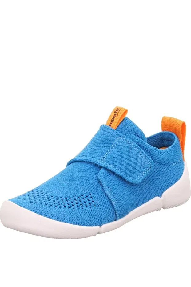 Детские повседневные туфли для девочек на плоской подошве Venti barefoot günülk shoes Superfit, Blue — фото 2