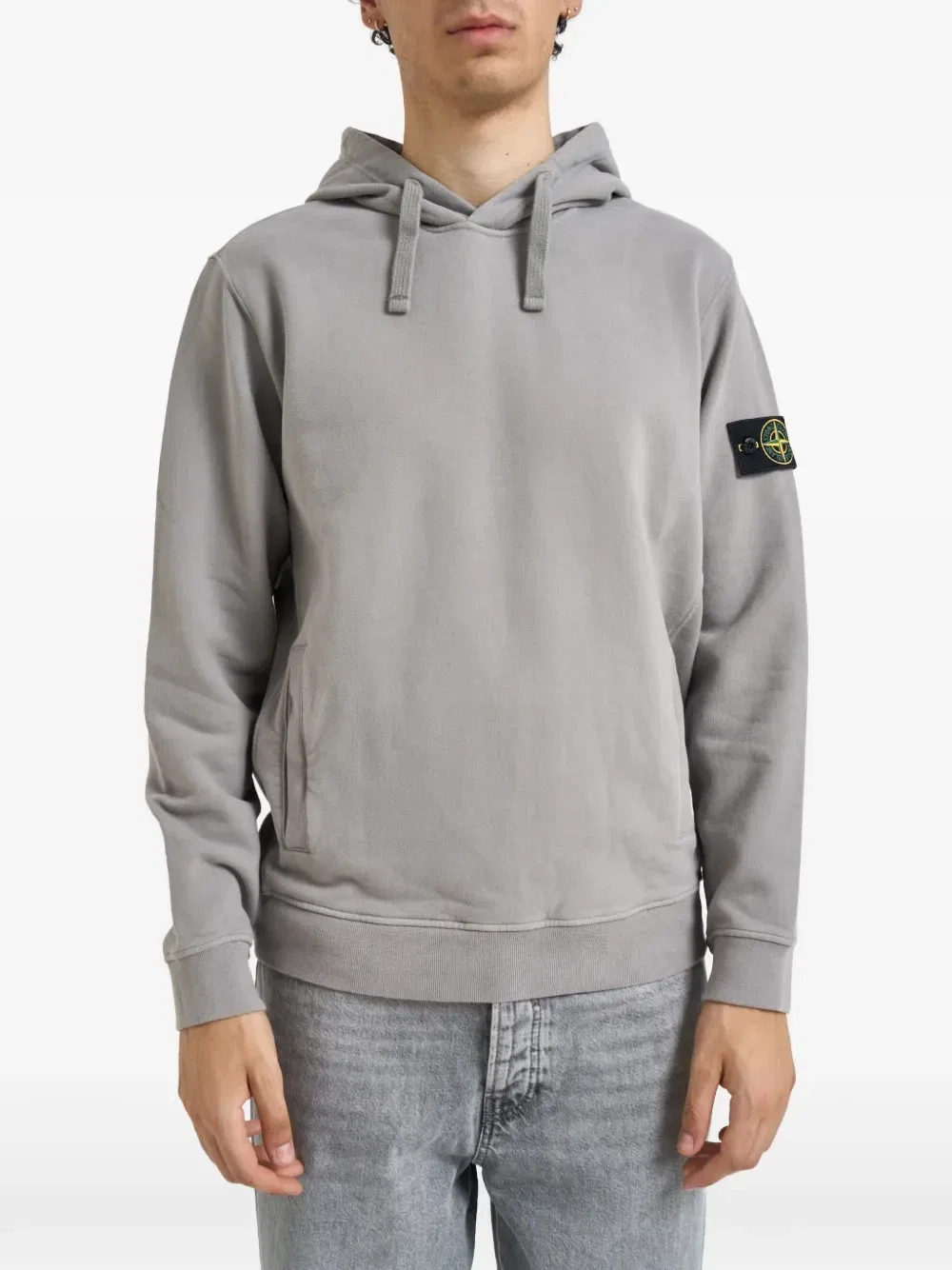 Толстовка 6100048 из органического хлопка Stone Island, серый — фото 2
