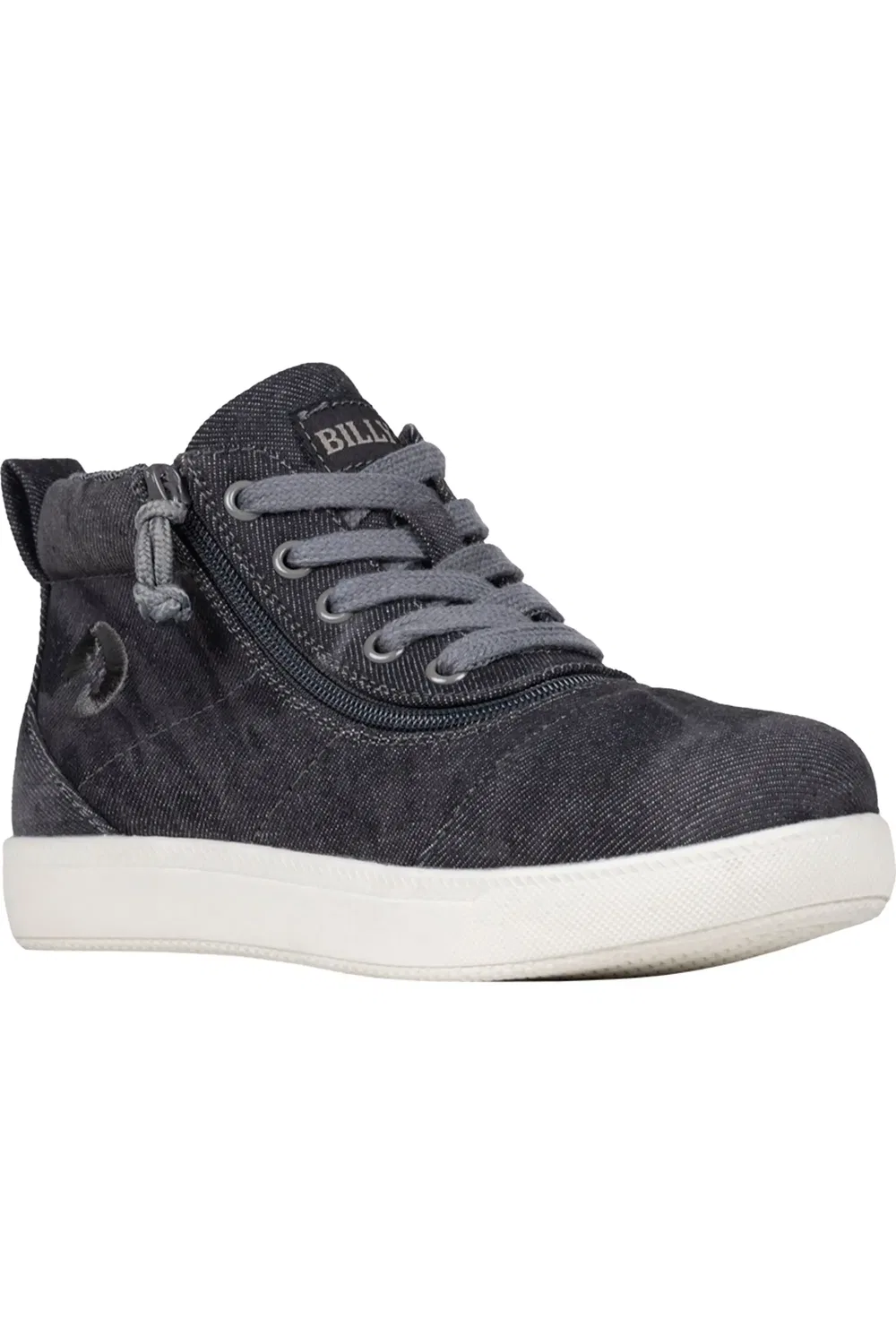 Кроссовки детские высокие на молнии Billy BILLY Footwear, Black Acid Wash