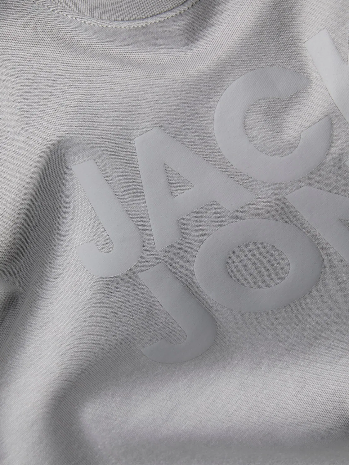 Футболка с принтом JJECORP LOGO TEE O-NECK JNR Jack & Jones Junior, серый — фото 4