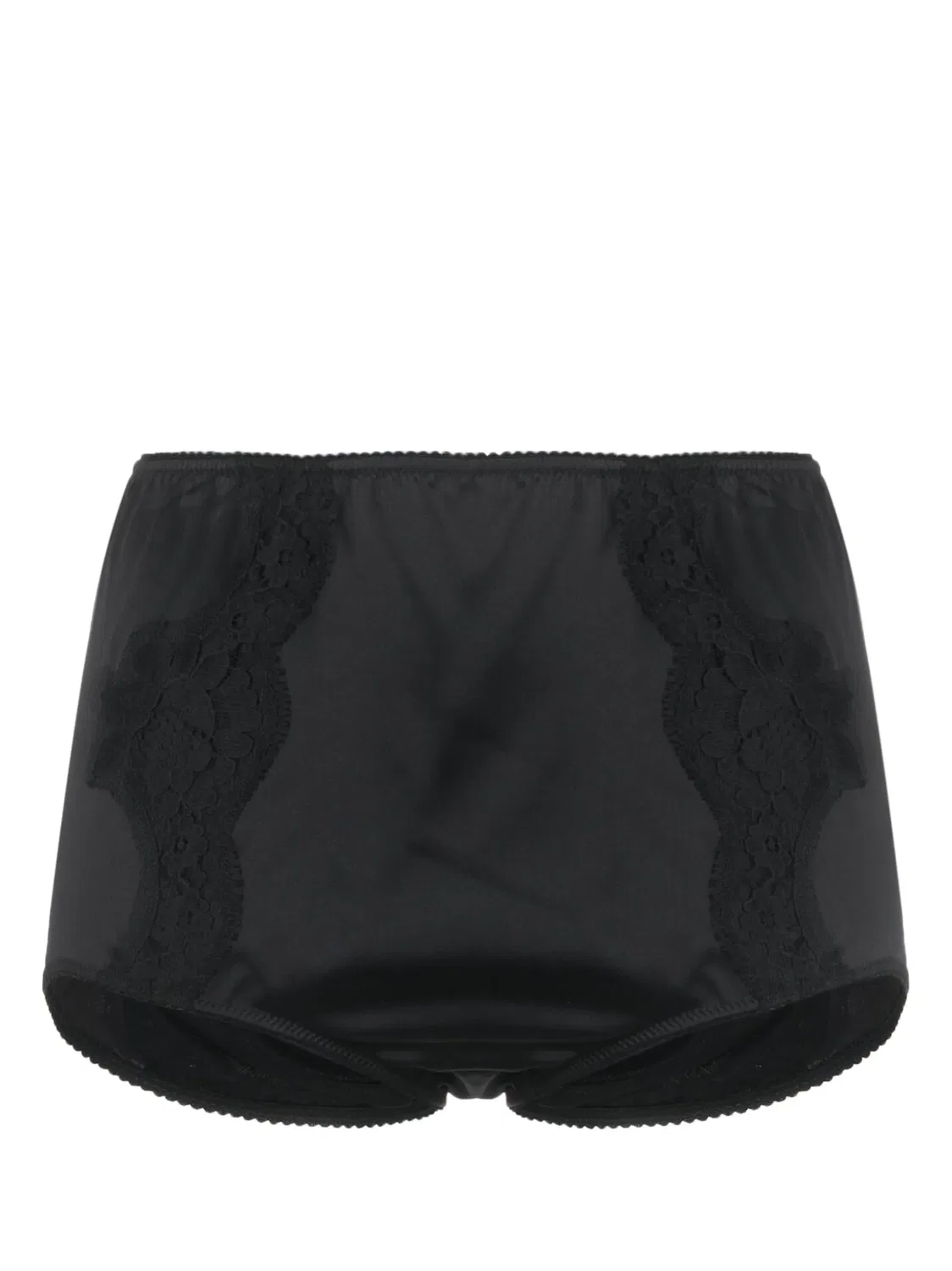 Брифы с кружевными деталями Dolce & Gabbana, черный