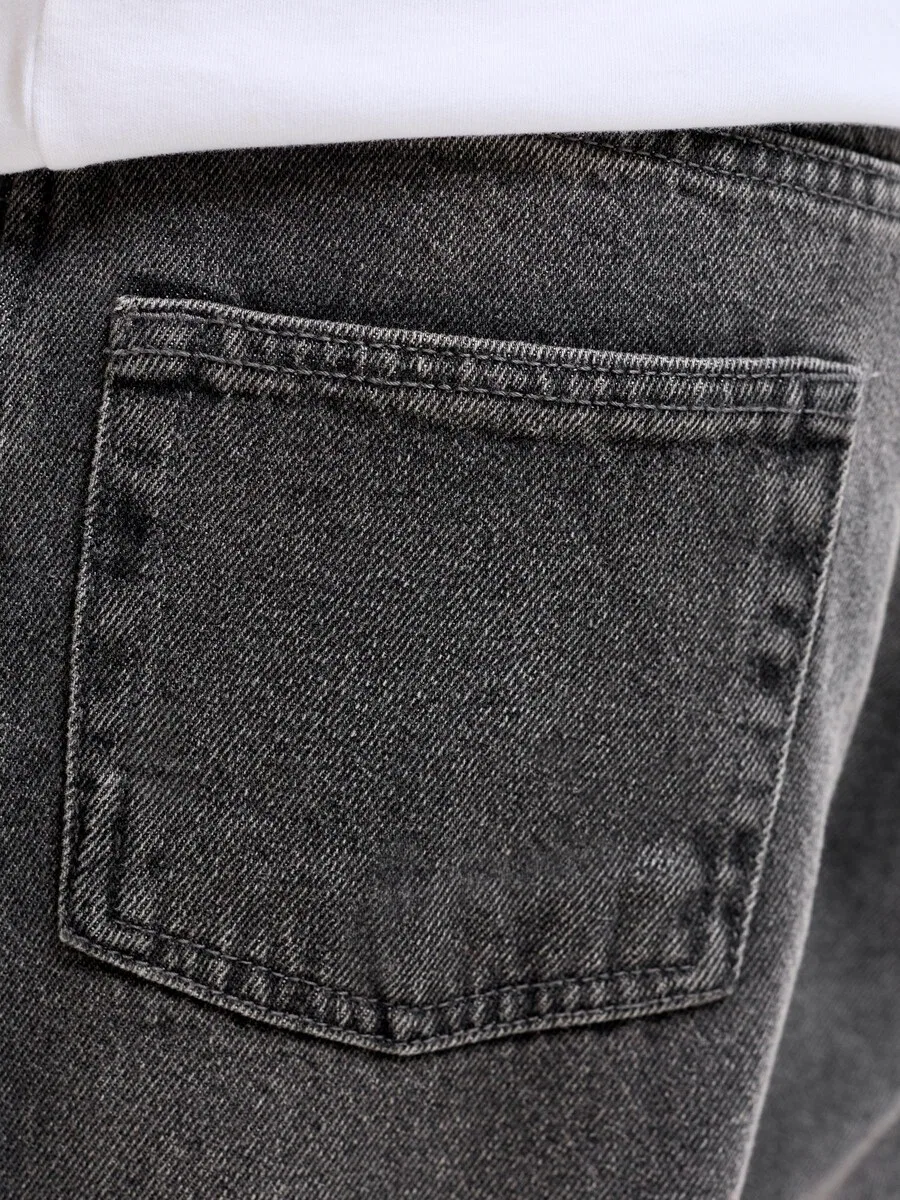 Джинсы Jack & Jones Junior Baggy Jeans 'JJIAlex JJClassic' из черного денима — фото 4