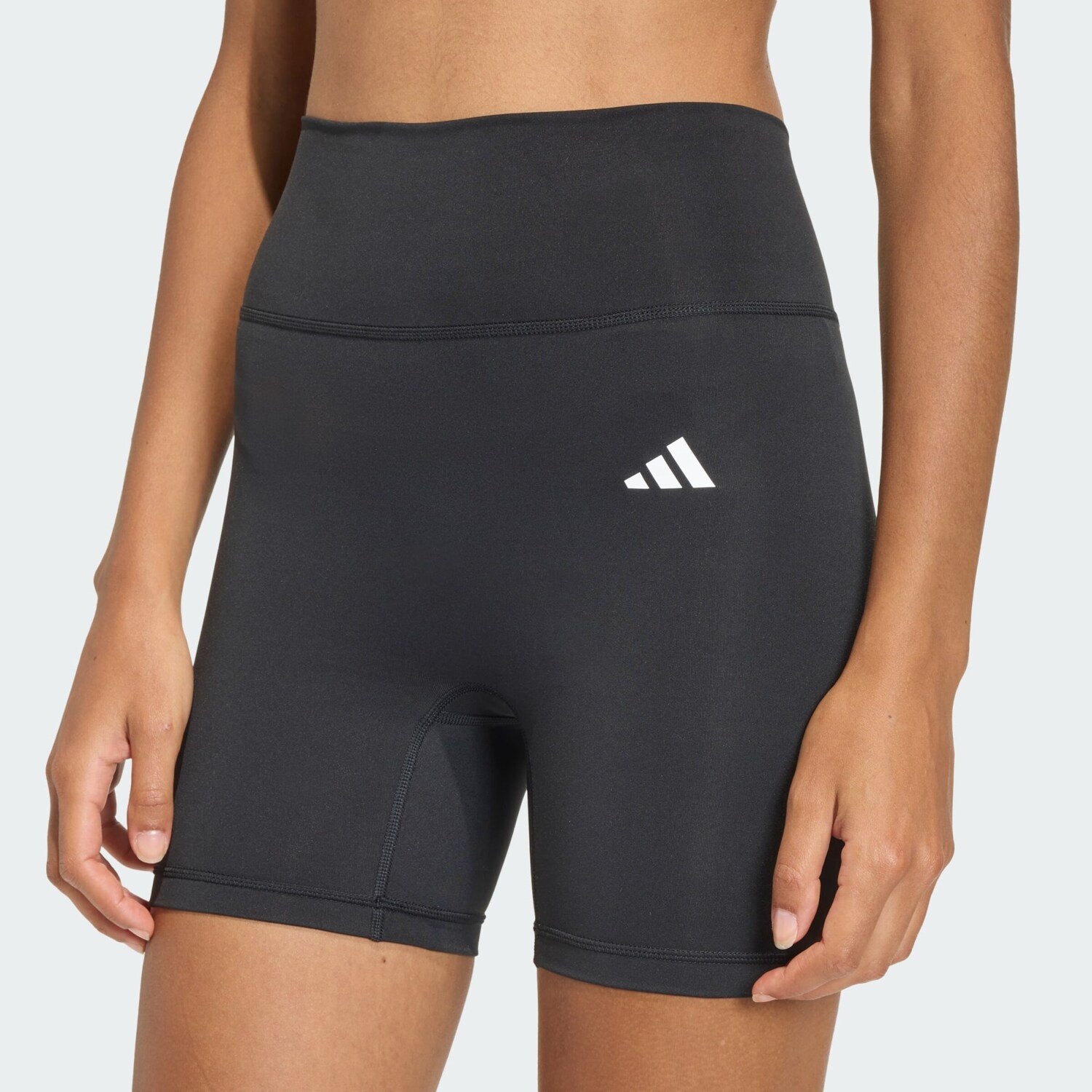 Adidas Performance Узкие спортивные шорты 'Optime Essentials' в черном цвете — фото 4