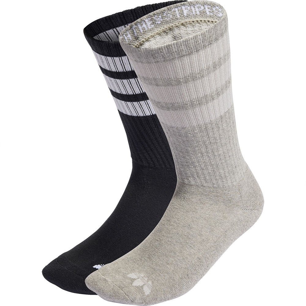 

Носки adidas Originals 3 Stripes Crew 2 шт, черный