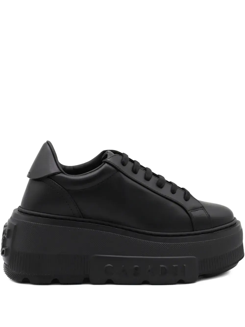 Кроссовки на платформе Casadei, черный