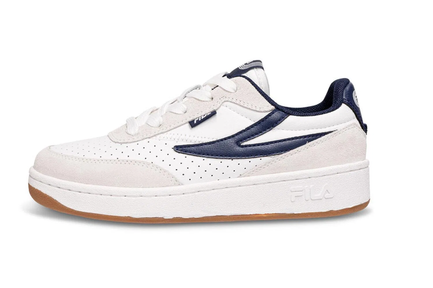 Детские кроссовки из натуральной кожи Sevaro Fila, Weiss