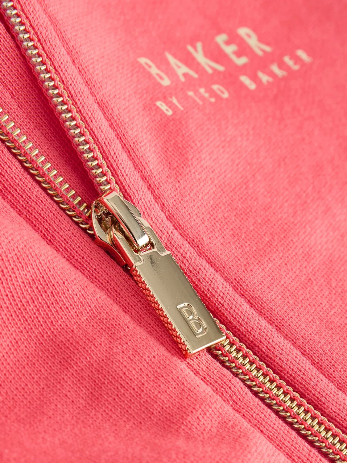 Толстовка на молнии Baker by Ted Baker, малиновый цвет — фото 4