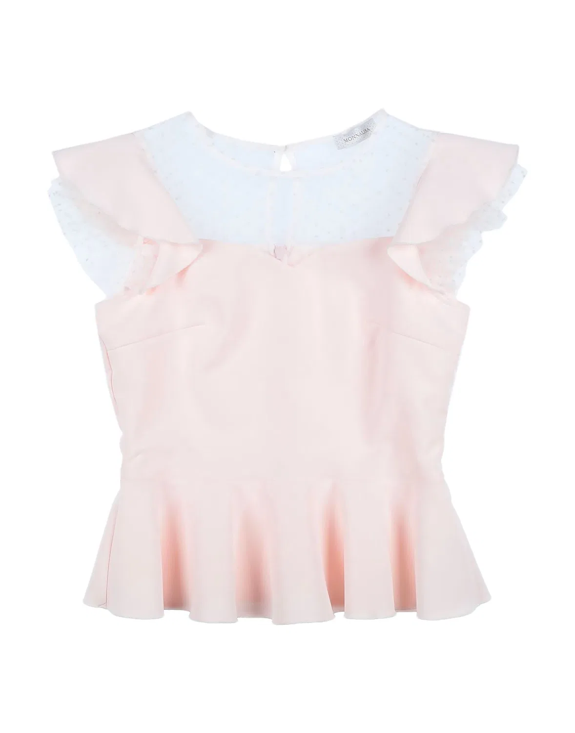 Детская футболка для девочек с круглым вырезом Monnalisa, Light Pink
