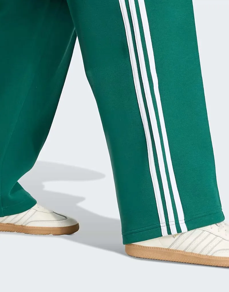 Спортивные брюки Adidas Originals Adicolor spacer baggy в цвете "колледжский зеленый" — фото 3