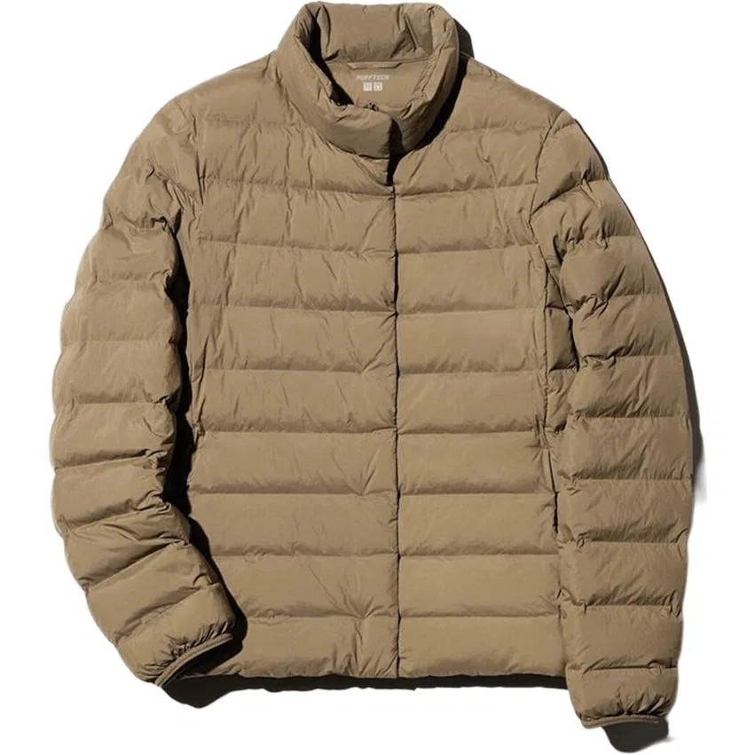 Женская куртка-пуховик прямого кроя 35 Light Umber UNIQLO, Light Umber