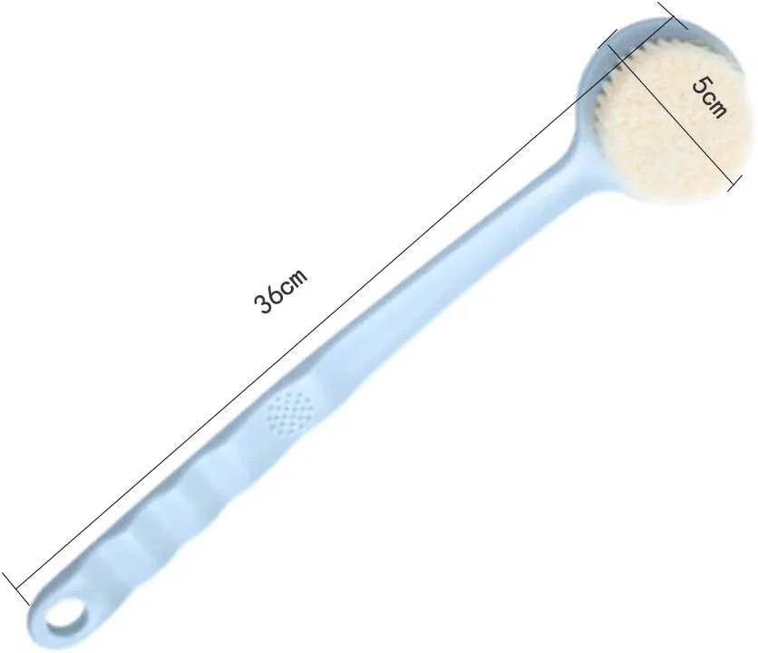 Щетка для душа с длинной ручкой, 2 шт, 36 см, ZLYJ, B — фото 2