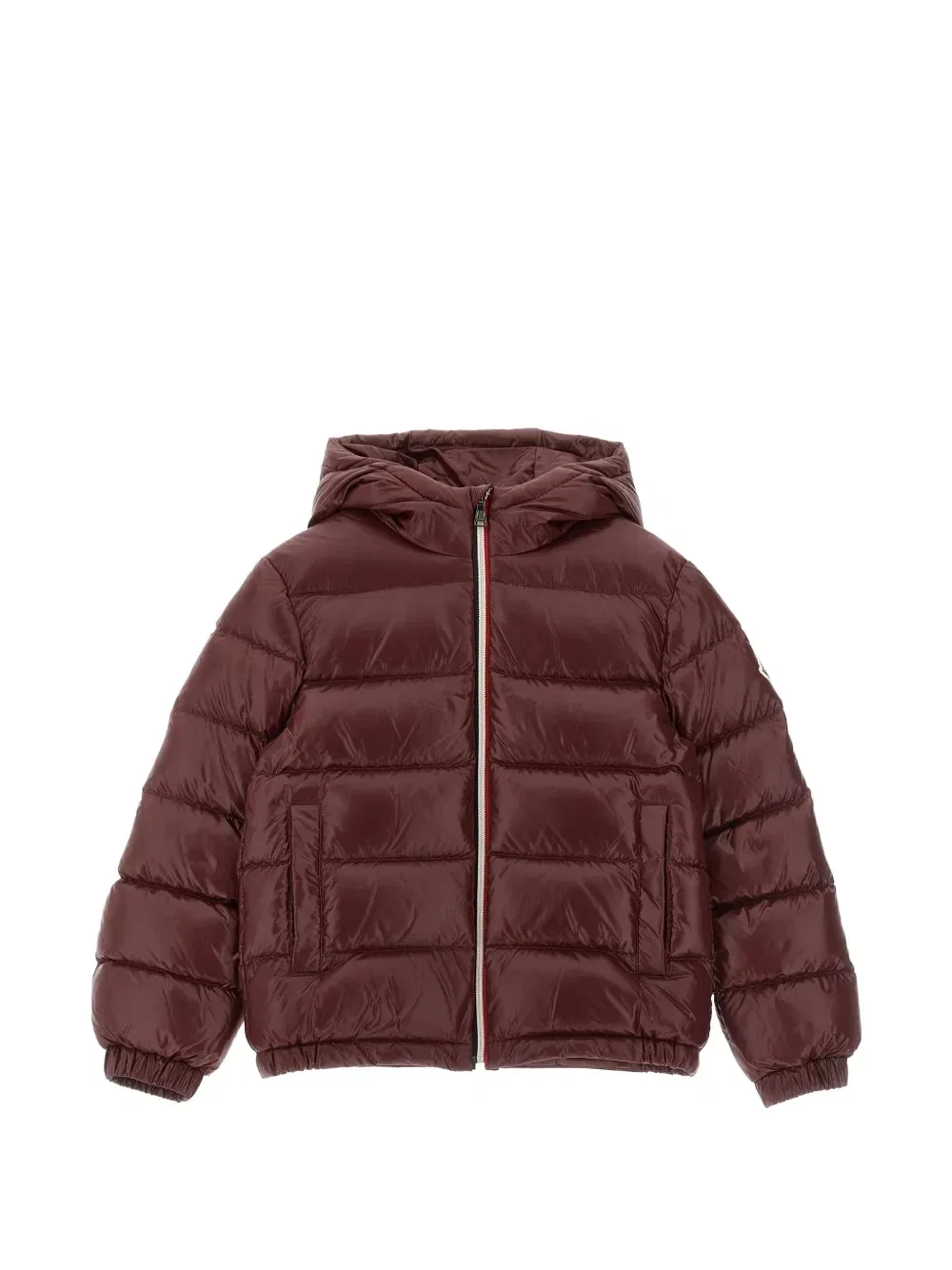 Куртка New Aubert с простежкой в виде валиков Moncler Enfant, красный