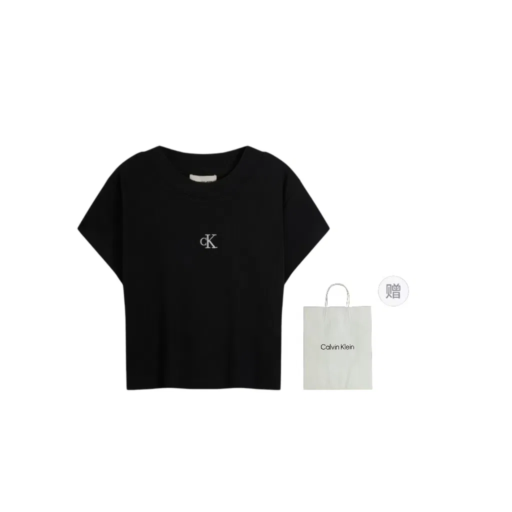 Футболка с круглым вырезом Calvin Klein, Space Black