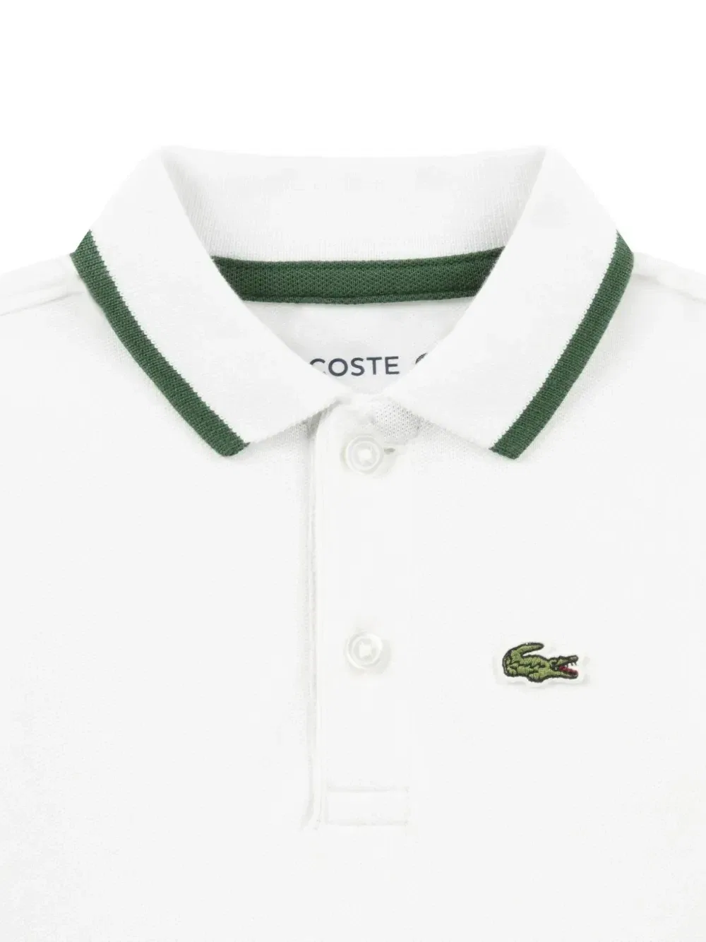 Комбинезон с длинным рукавом и нашивкой-логотипом Lacoste Kids, белый — фото 4