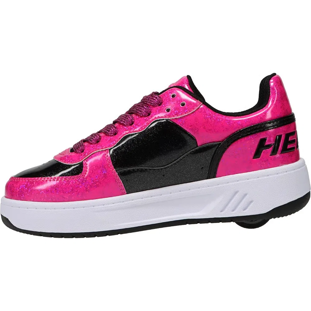 Детские низкие скейтбордистские кроссовки Reserve Heelys, Pink/Black — фото 3