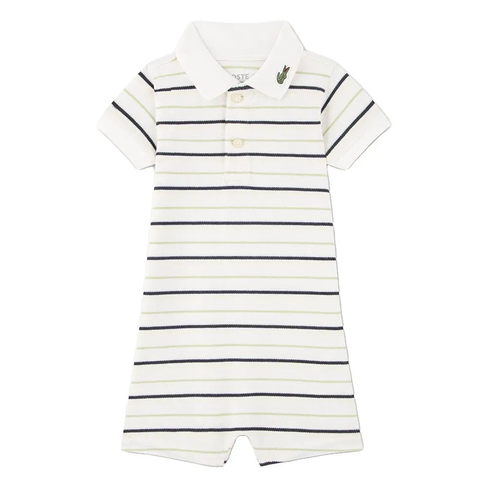 Комбинезон с коротким рукавом Lacoste Kids, белый