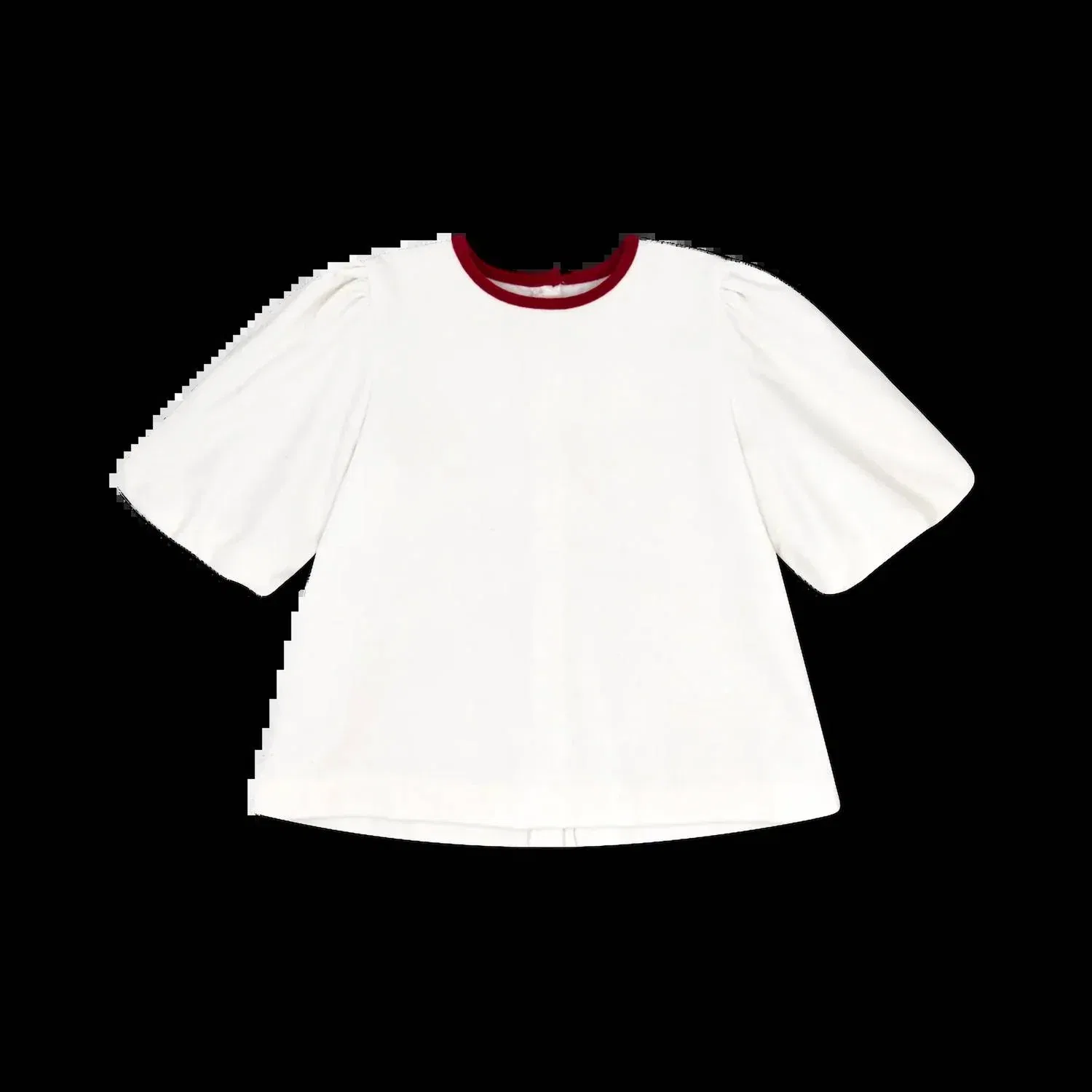 Детская блузка для девочек с бархатной отделкой Harper Set Proper, Winter White Velvet