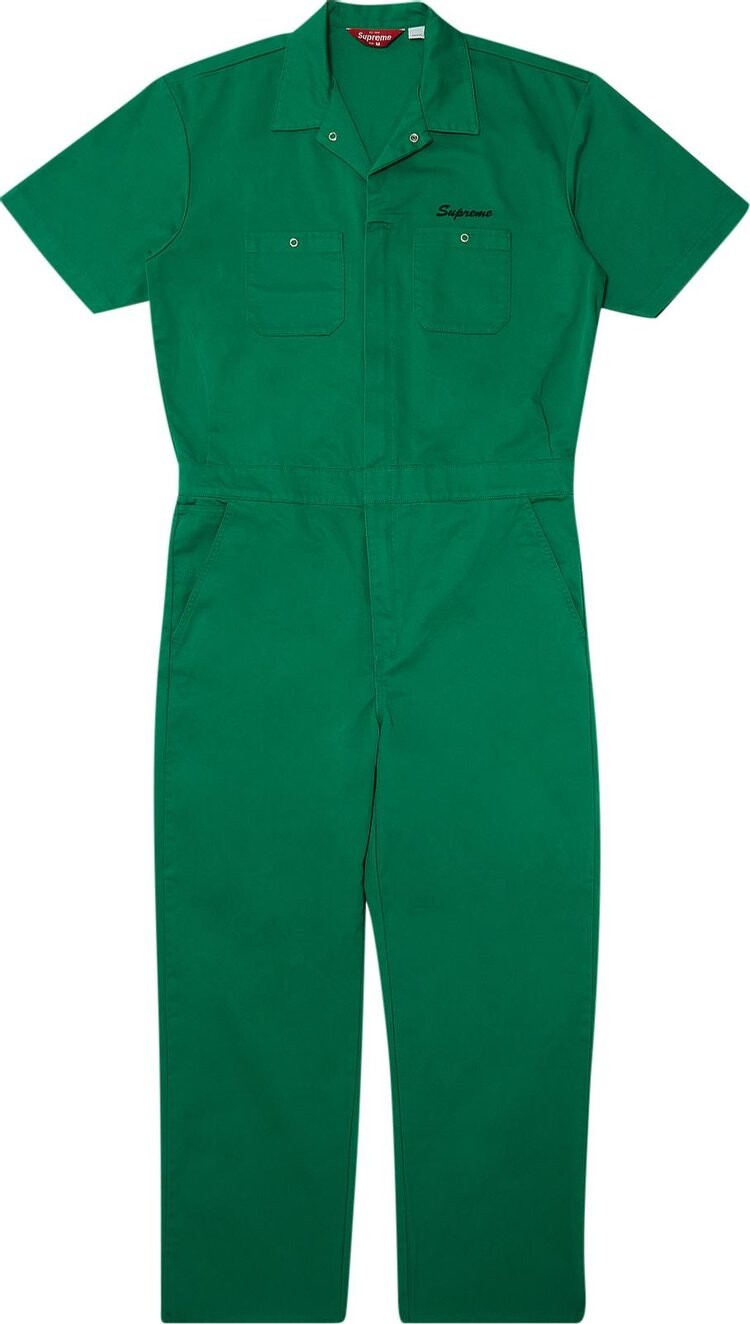 

Футболка Supreme Short-Sleeve Coverall 'Green', зеленый
