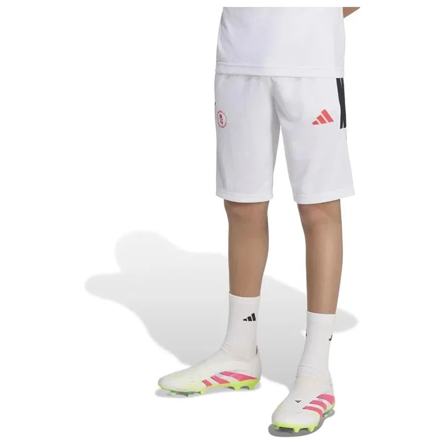 Детские спортивные шорты с принтом Ly Hot Sho Y adidas, Белый — фото 2