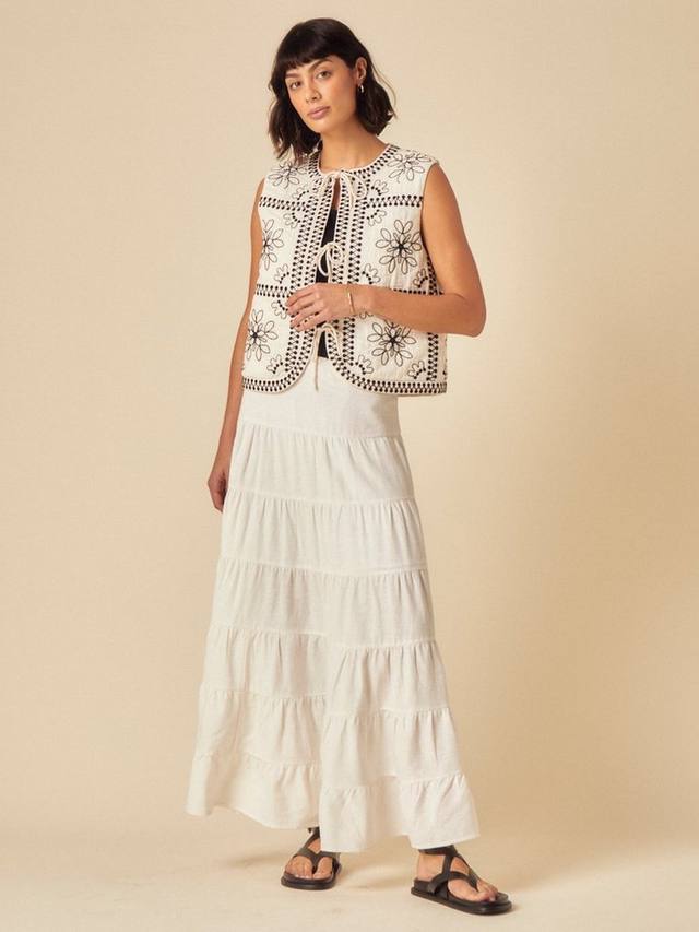 

Вышитый жилет Layla Nobody's Child, Cream