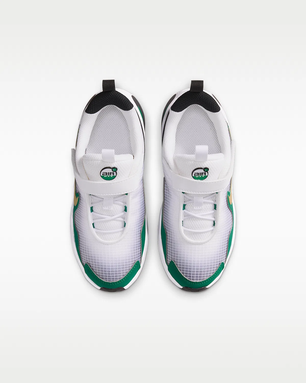 Детские кроссовки Nike Air Max Nova, White/Malachite/Black/Metallic Gold — фото 4