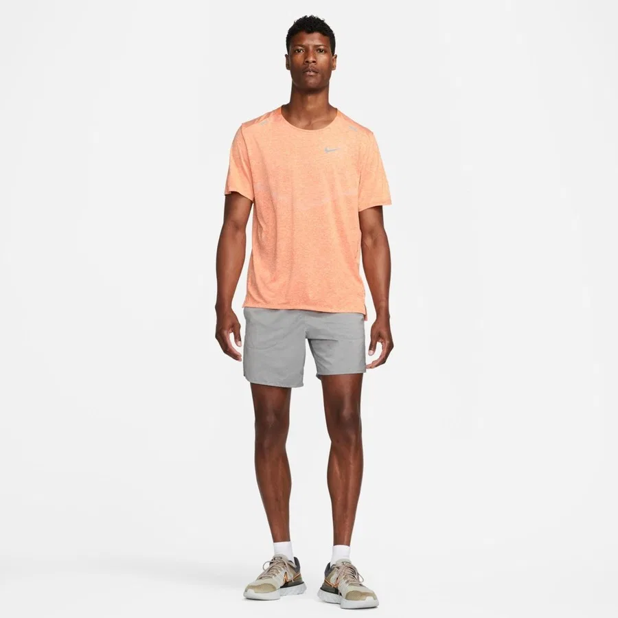 Футболка спортивная с технологией Dri-FIT Nike Dri Fit Rise 365 Ss, Оранжевый