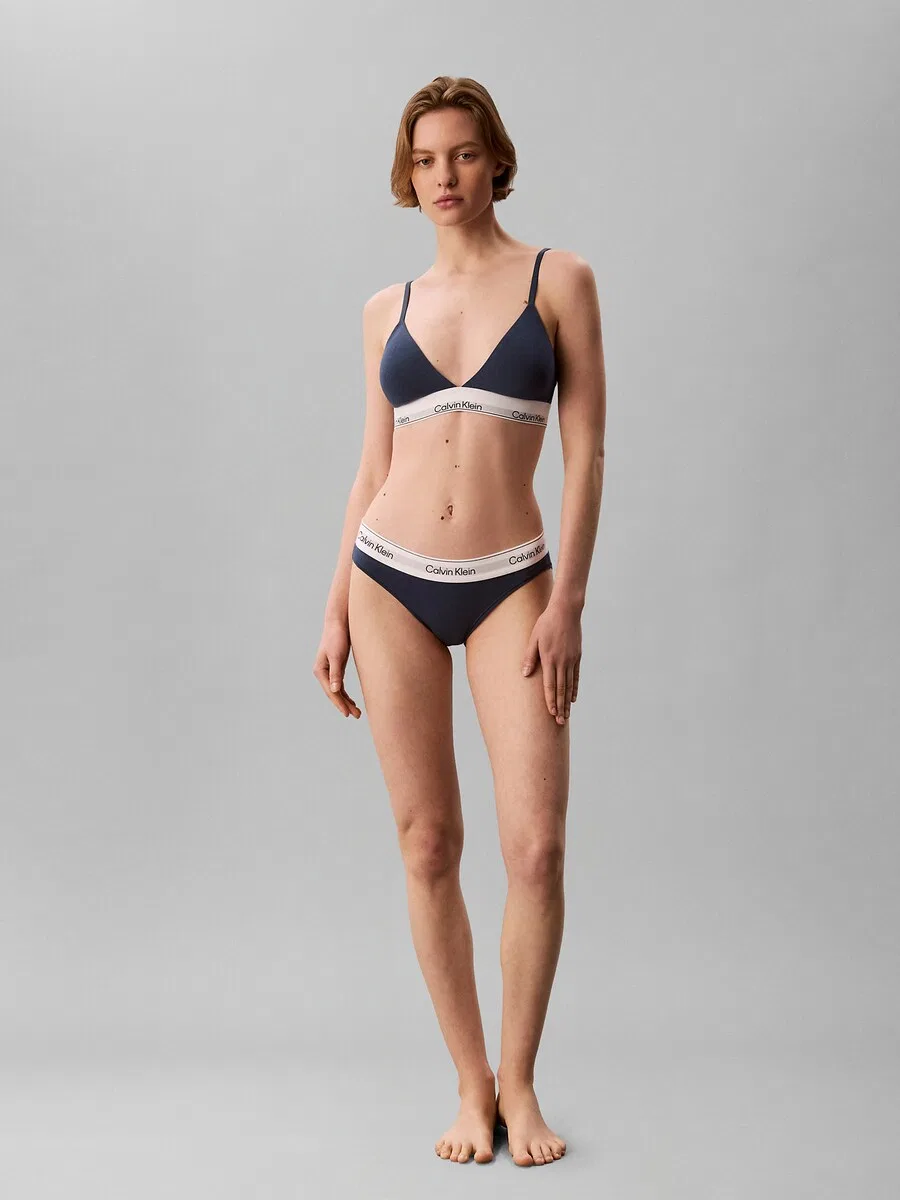 Трусики Calvin Klein синего цвета — фото 4