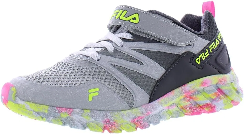 Детские кроссовки для девочек Cryptonic 7 Strap Mashup Fila, Grey/Cement Grey