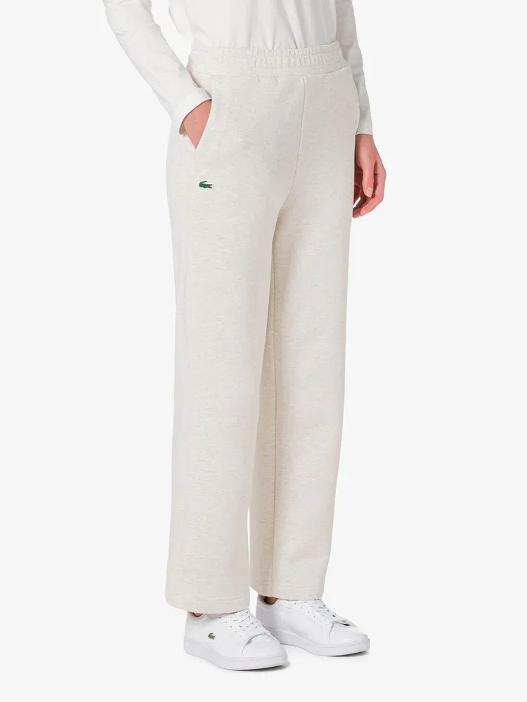 Брюки LACOSTE Beige из техникл пике, свободного кроя — фото 2