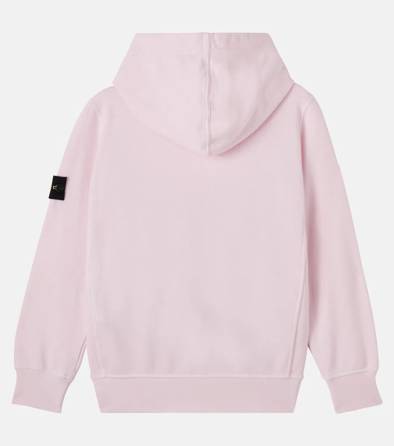 Худи хлопковое с капюшоном Stone Island Junior, розовый — фото 2