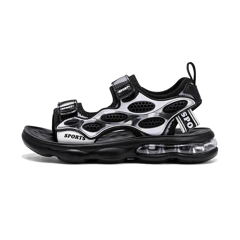 Детские сандалии с ремешками VENICEW, Black Gray