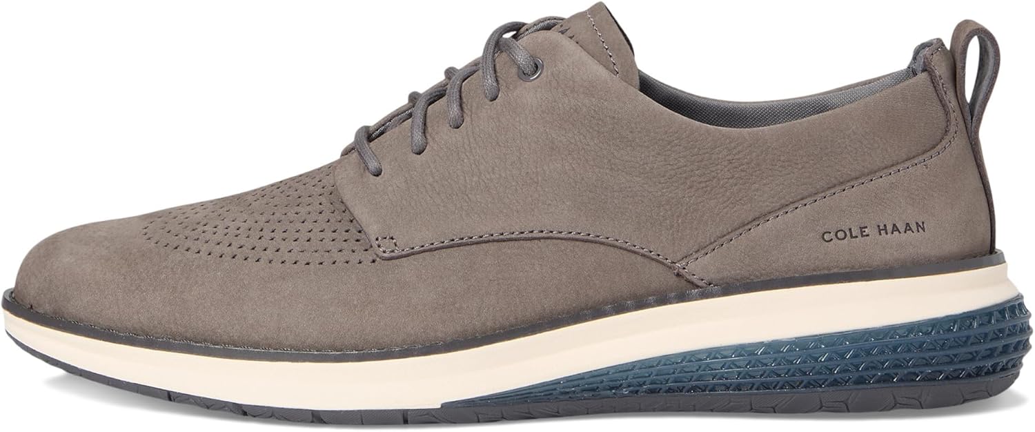 Мужские кроссовки Cole Haan Originalgrant Energyweave с перфорированным гладким носком, слоновая кость/бирюзовый — фото 4