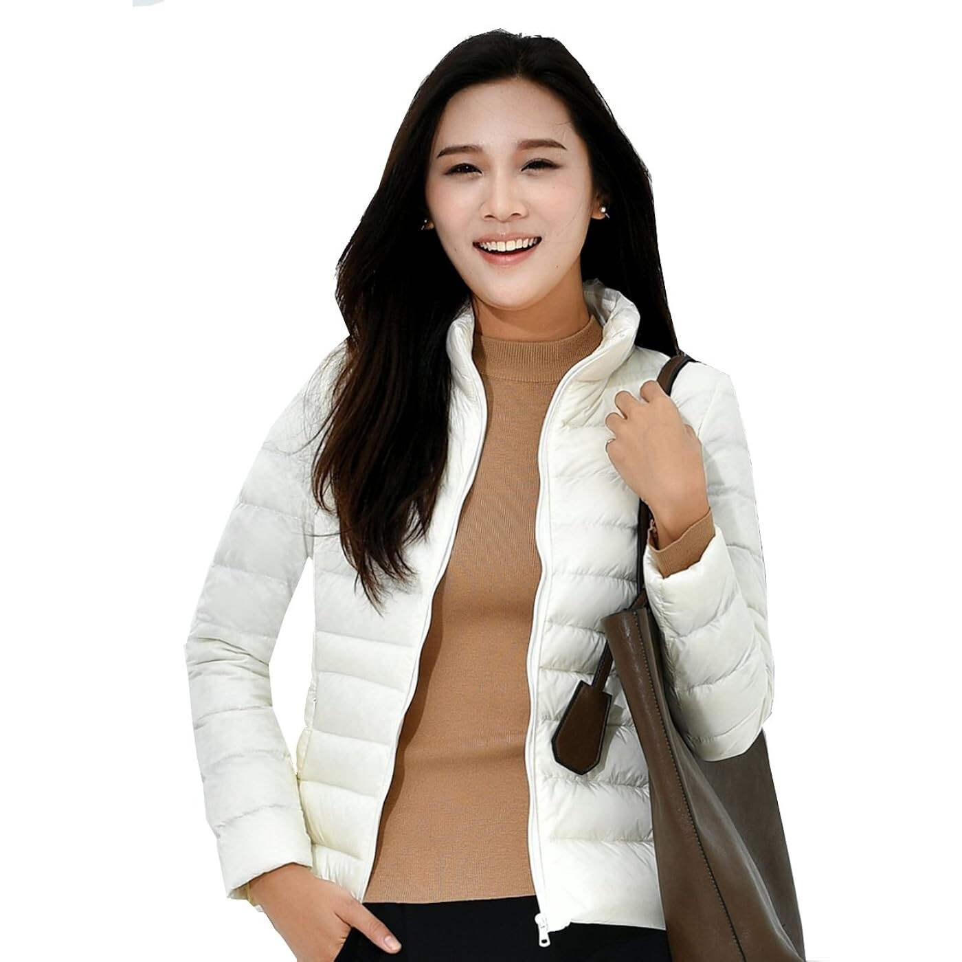 

Пуховик Mangadua Lightweight Packable Stand Collar Duck Down, белый