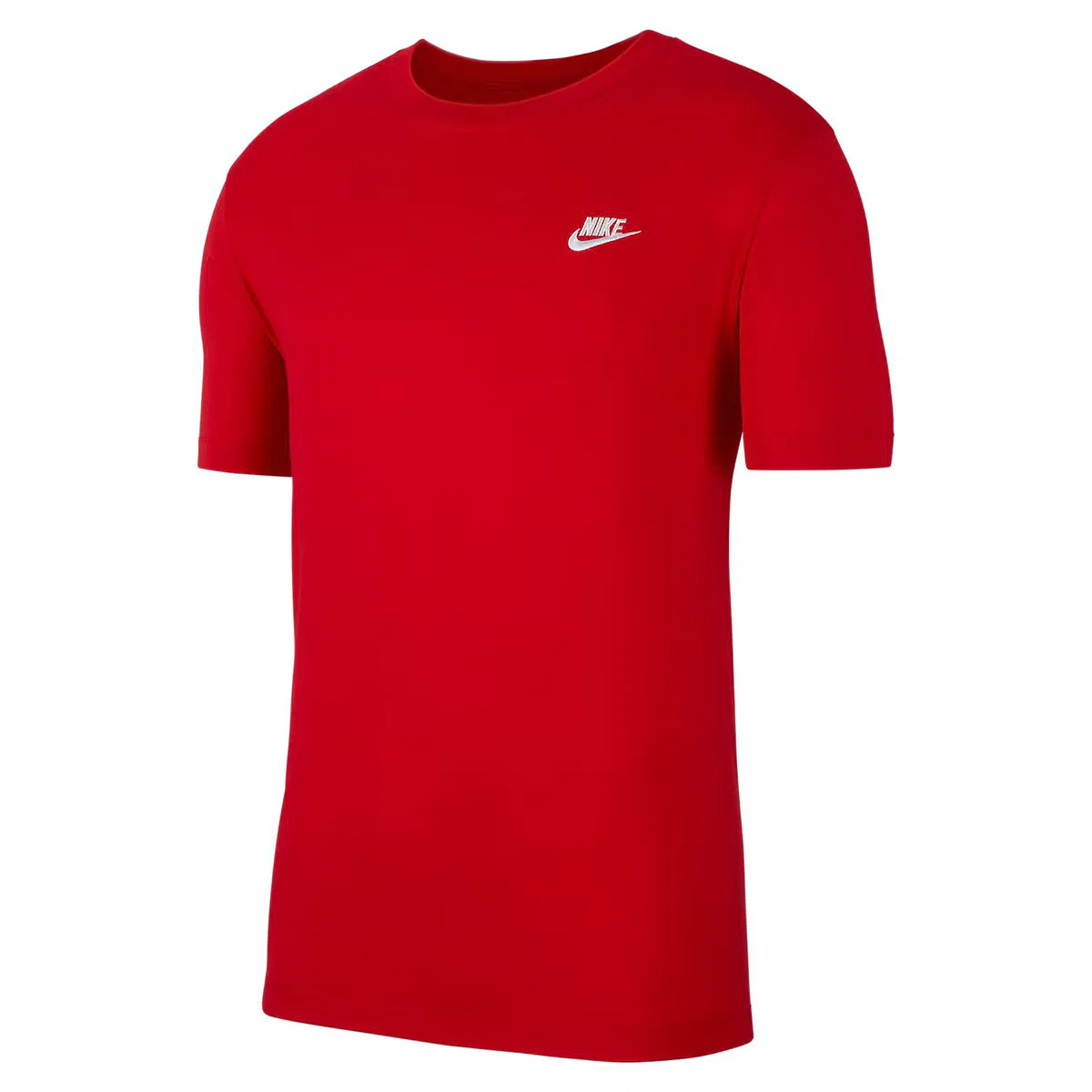 Мужская футболка, M Nsw Club Tee, Nike, красный белый — фото 3