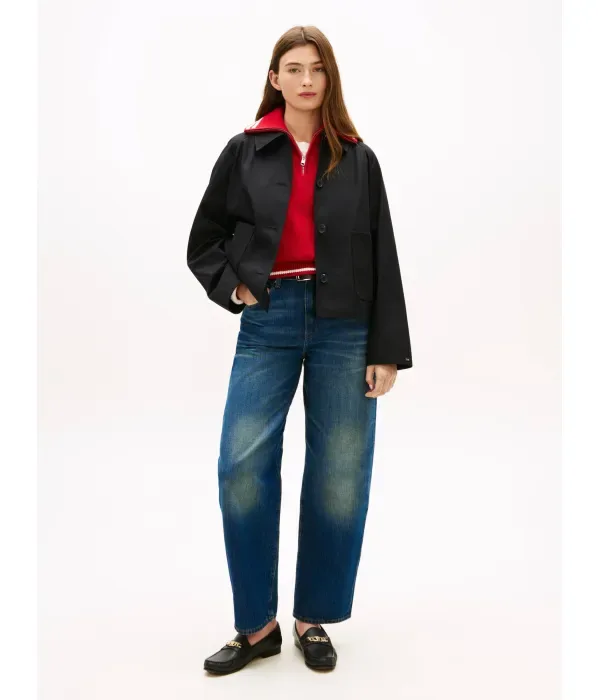 Куртка loose fit Tommy Hilfiger, черный — фото 2