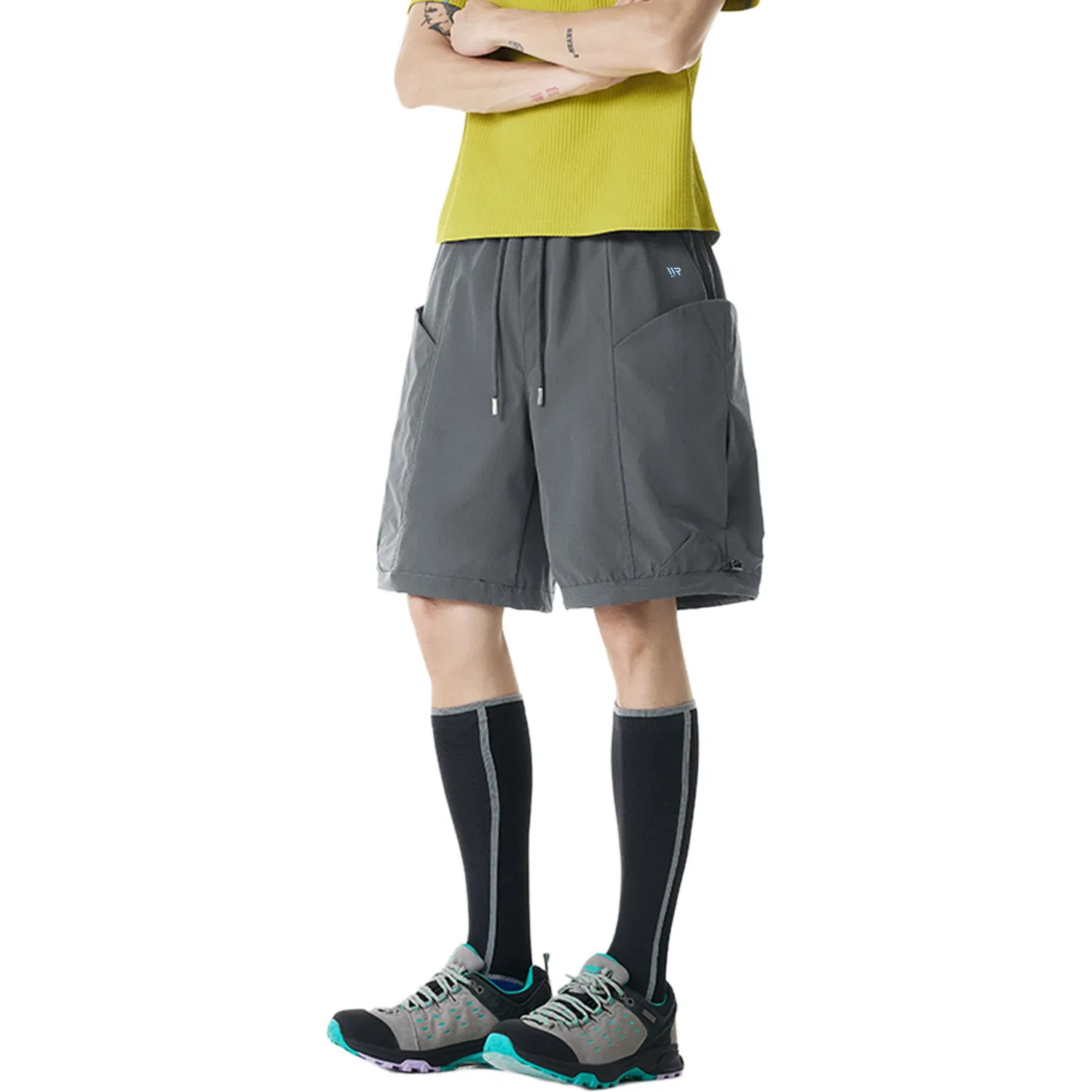 Детские шорты-карго с принтом Unisex Thin Straight Fit Pants WARRIOR — фото 3