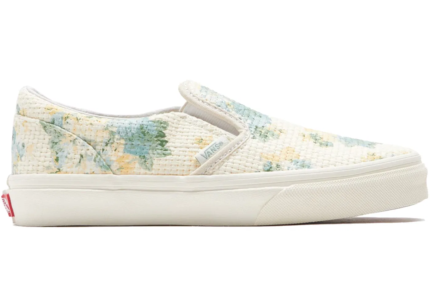 Детские кеды с принтом Vans Classic Slip-On Vans, Turtledove/Yellow