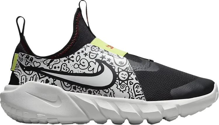 

Кроссовки Nike Flex Runner 2 JP GS 'Doodles', черный